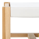 Safavieh Solana Ottoman, OTT1200 - White / Natural