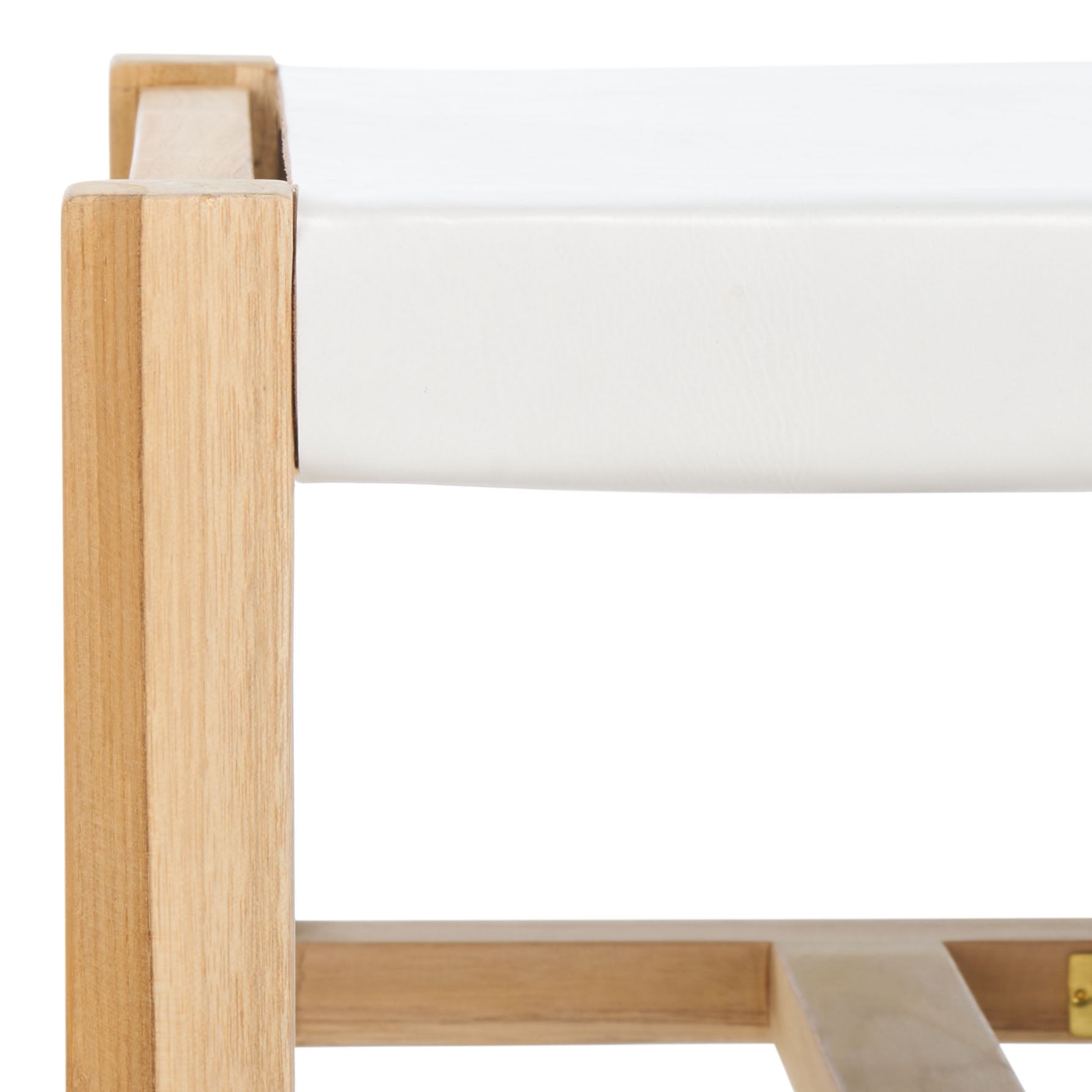 Safavieh Solana Ottoman, OTT1200 - White / Natural