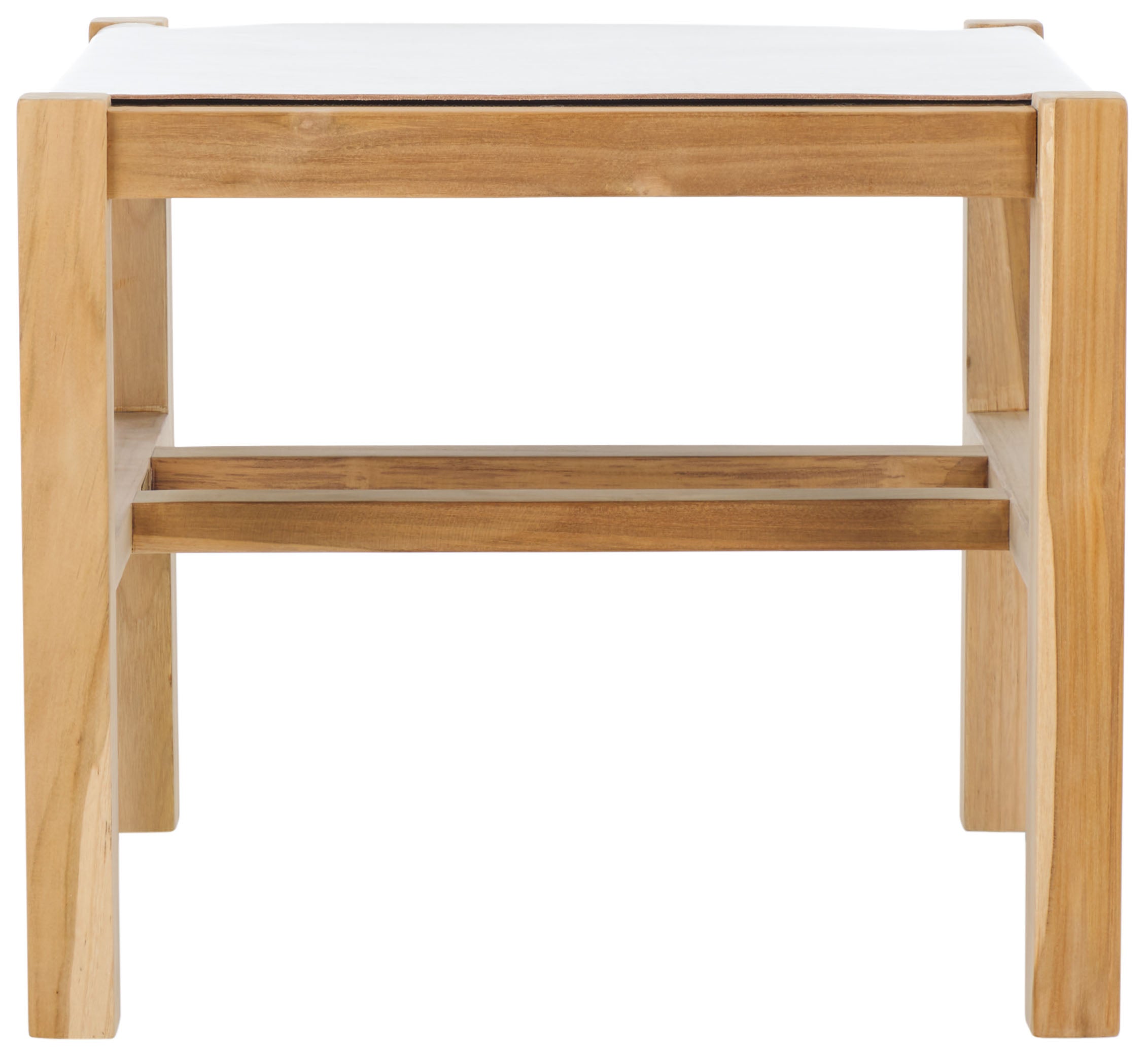 Safavieh Solana Ottoman, OTT1200 - White / Natural