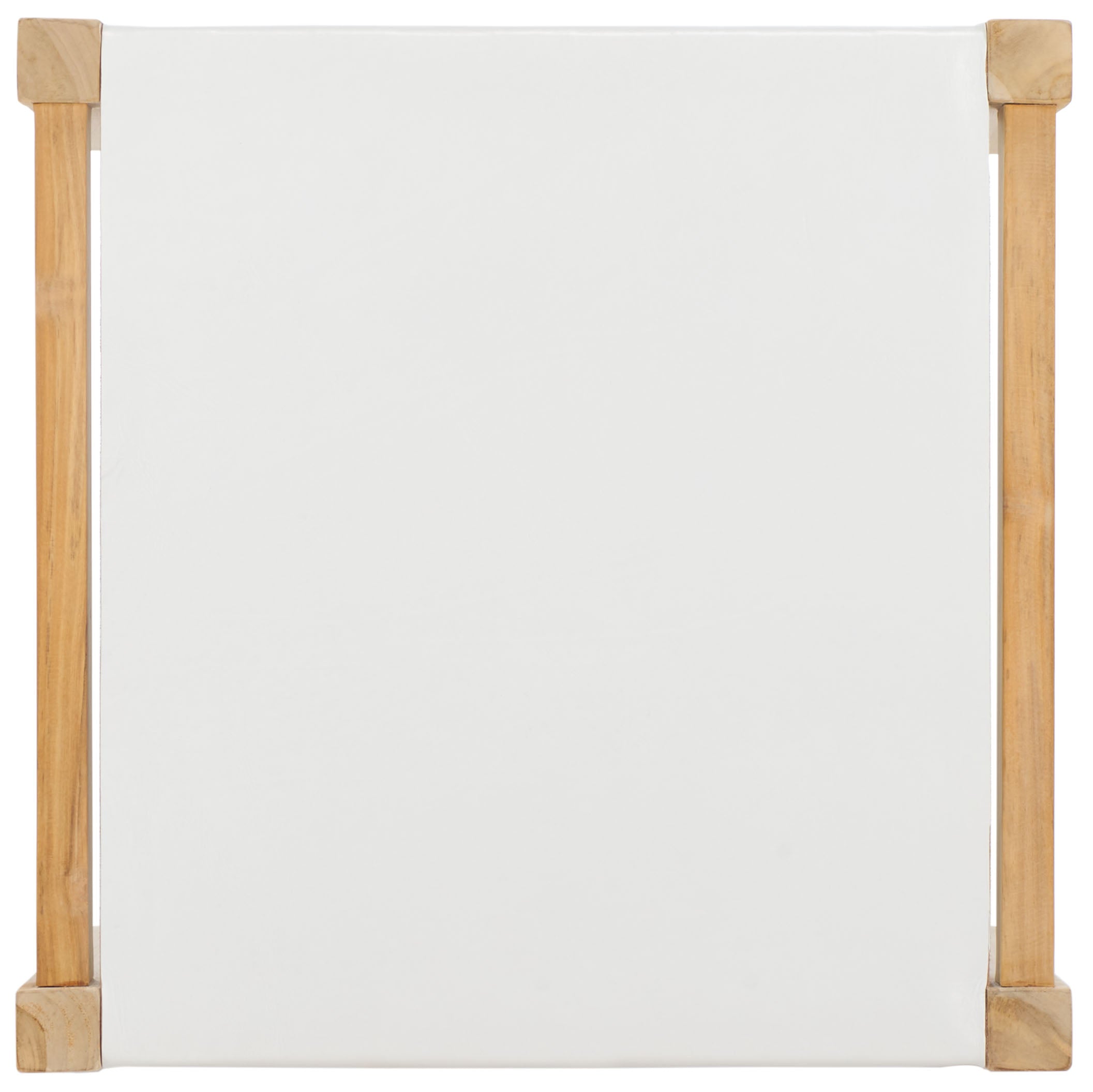 Safavieh Solana Ottoman, OTT1200 - White / Natural