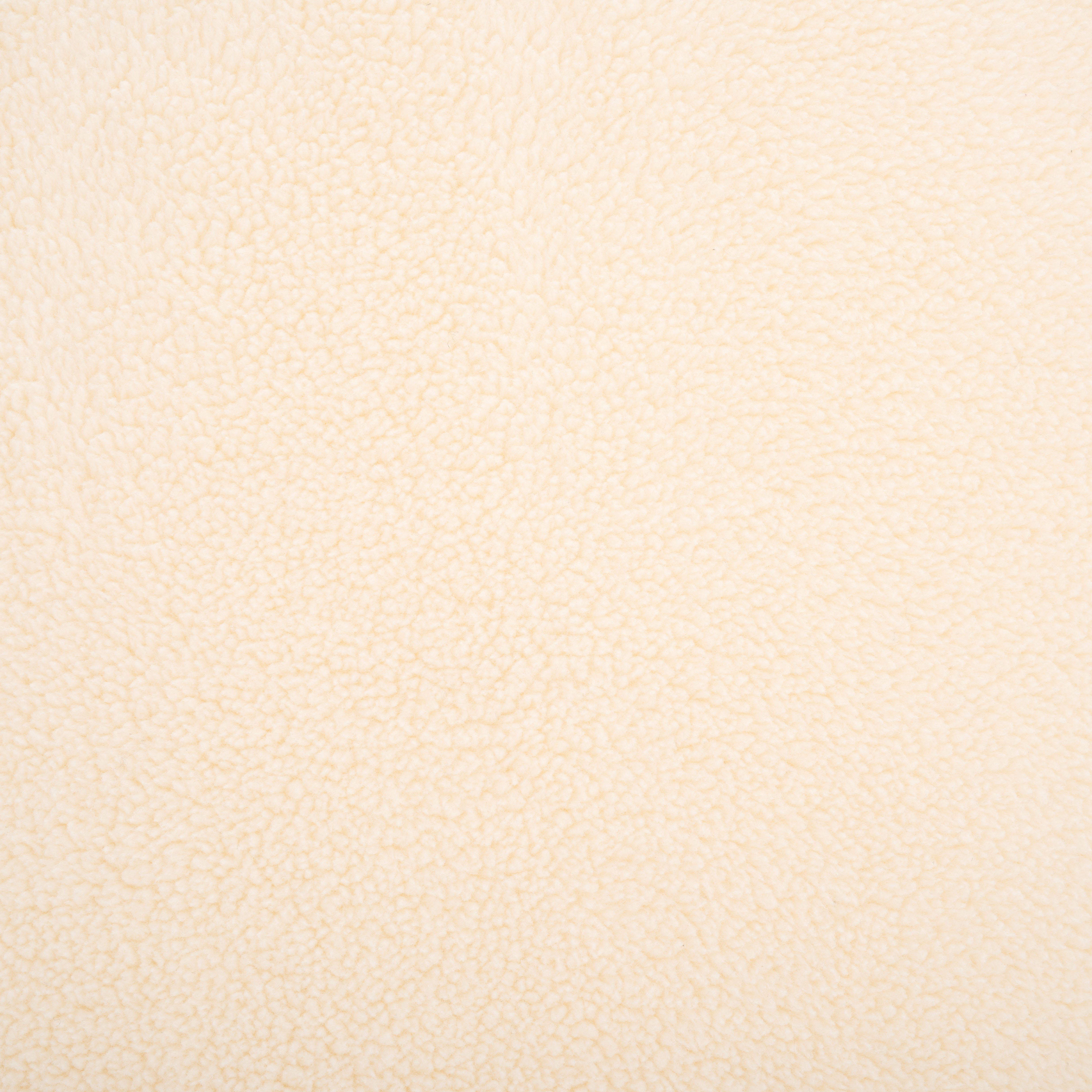 Safavieh Kibo Ottoman , OTT1300 - Cream Faux Shearling