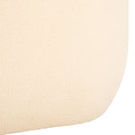 Safavieh Whitley Rectangular Ottoman , OTT1301 - Cream Faux Shearling