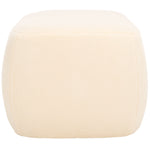 Safavieh Whitley Rectangular Ottoman , OTT1301 - Cream Faux Shearling