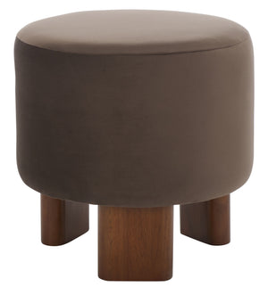 Safavieh Mista Ottoman W/ Wood Legs, OTT1310