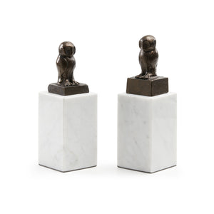 Villa & House - Owl Statue (Pair) - Bronze - OWL-700-804