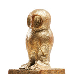 Villa & House - Owl Statue - Gold Leaf - OWL-700-808