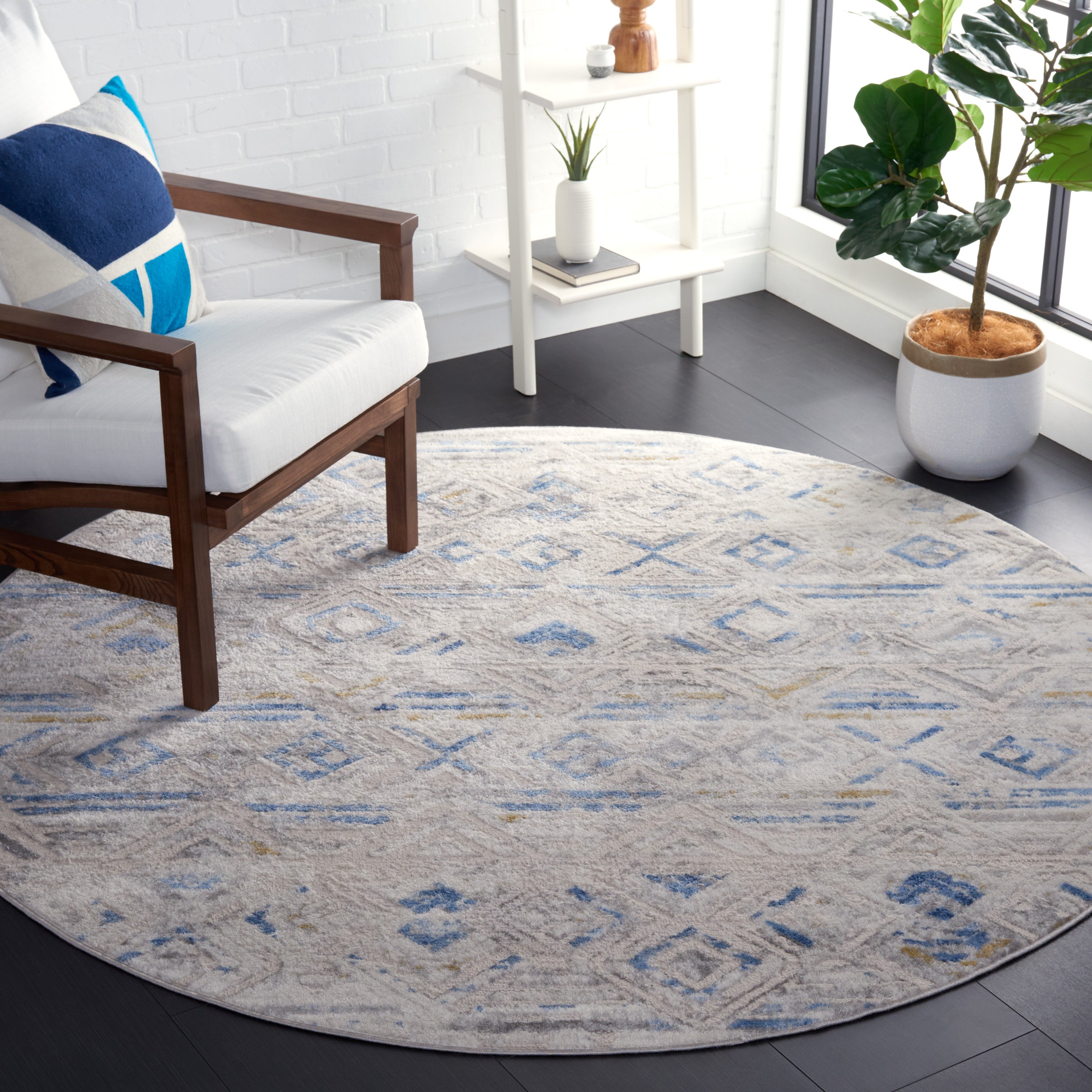PALMA 332 – BEIGE / LIGHT BLUE
