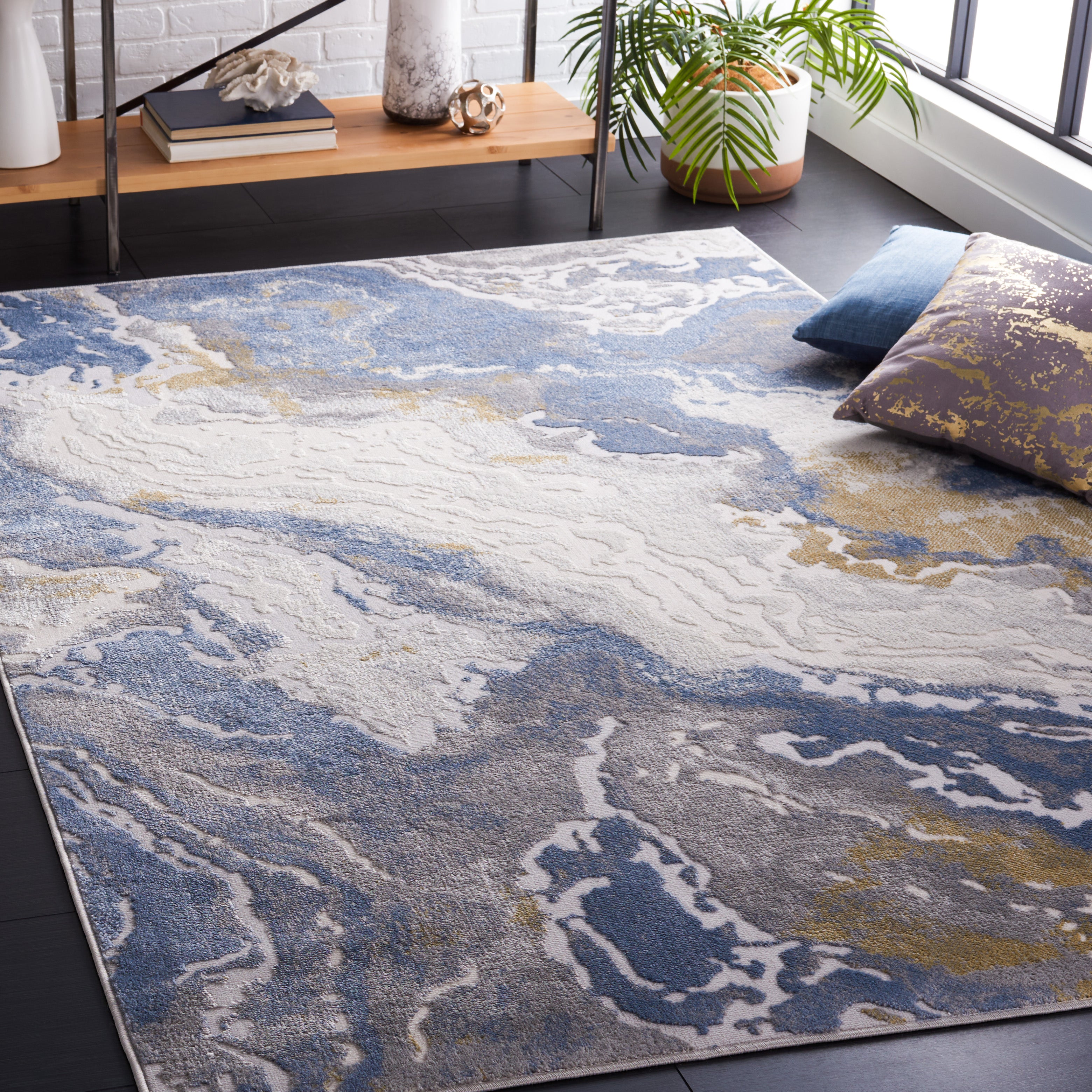 PALMA 348 – BEIGE / LIGHT BLUE