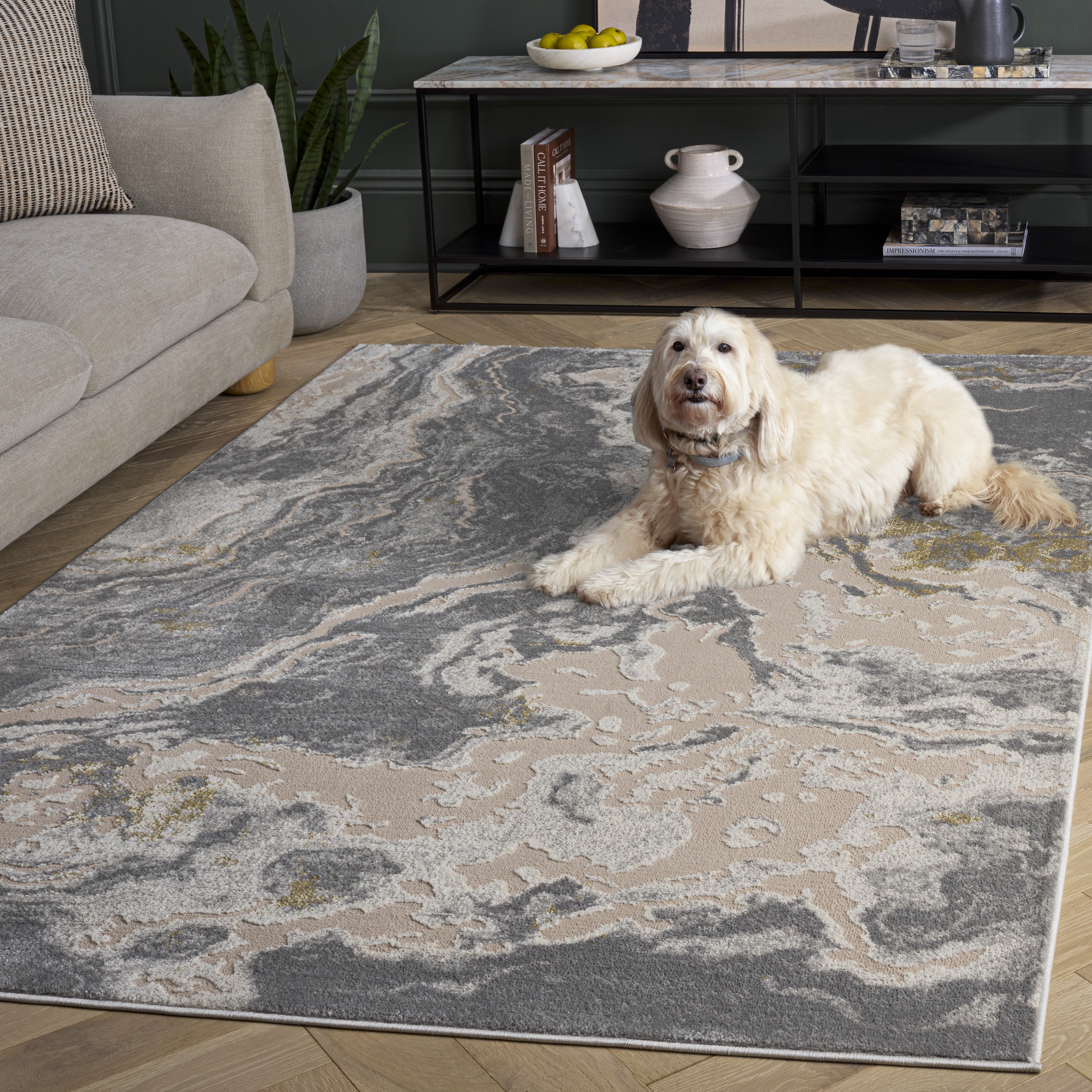 PALMA 374 – GREY / GOLD