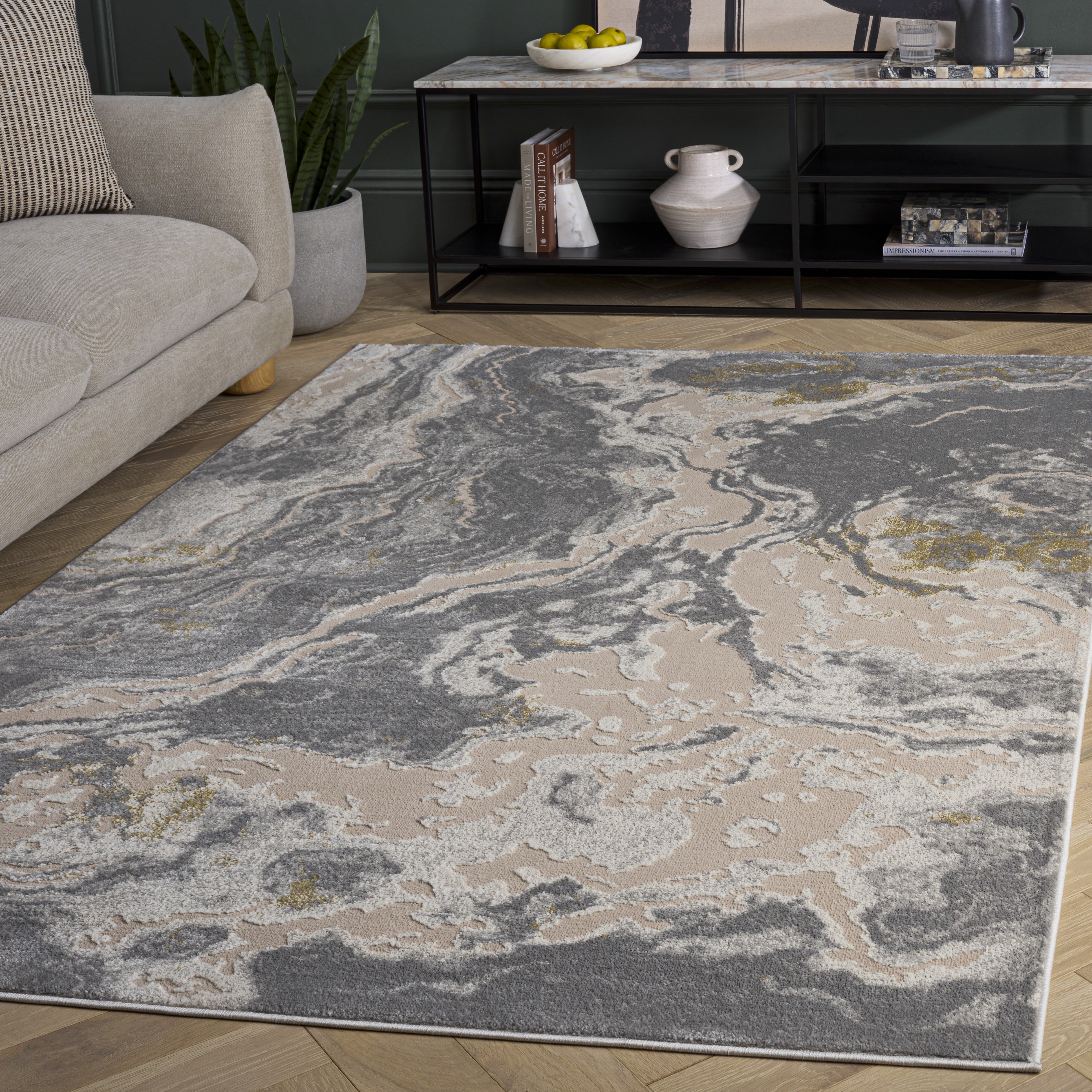 PALMA 374 – GREY / GOLD
