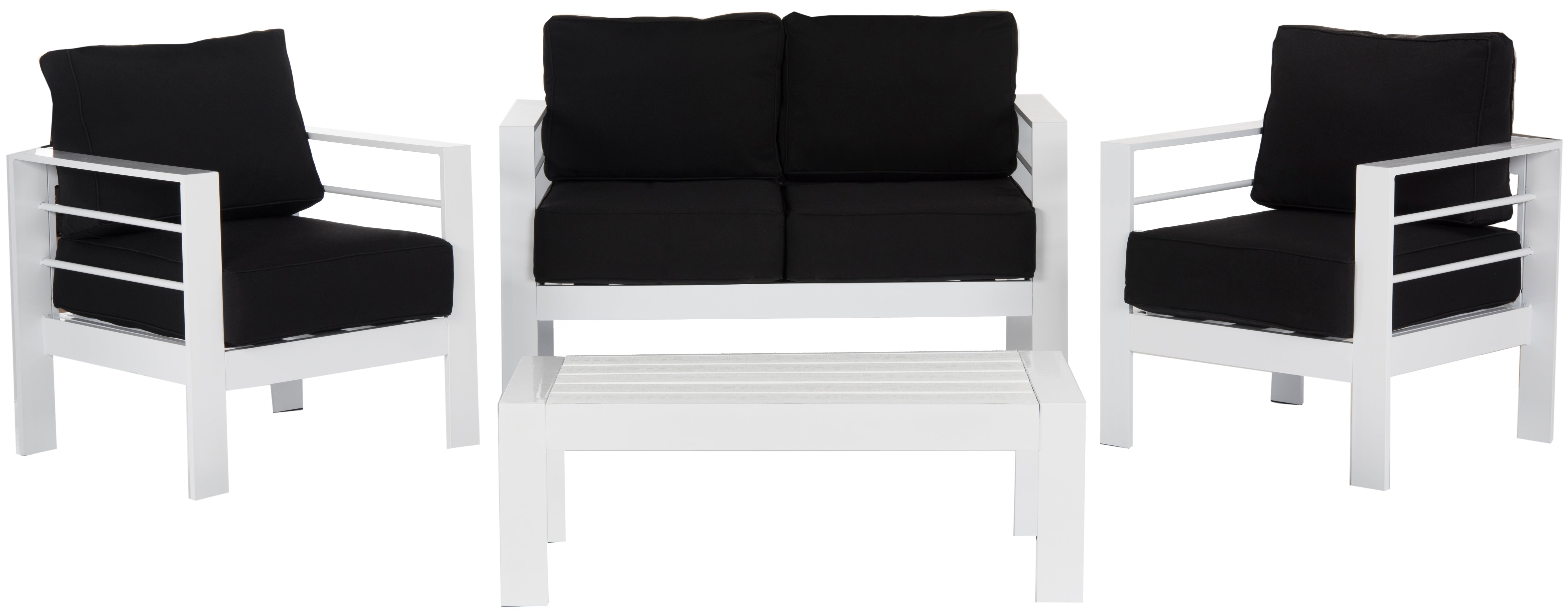 WHITE / BLACK