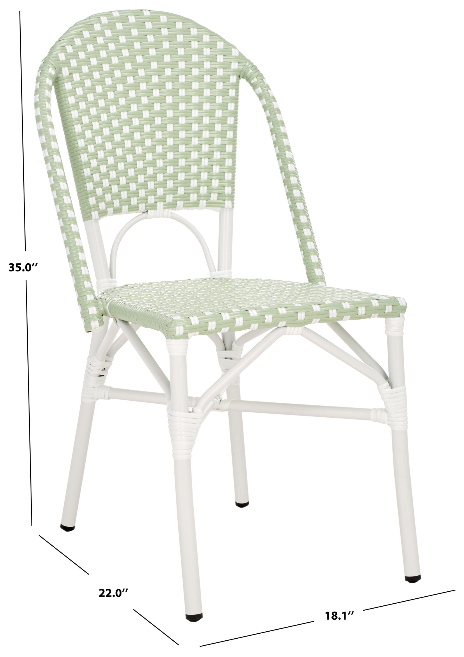 Green / White
