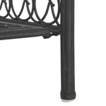 Safavieh Amaris Wrought Iron 4 Tier Outdoor Bakers Rack , PAT5014 - Black