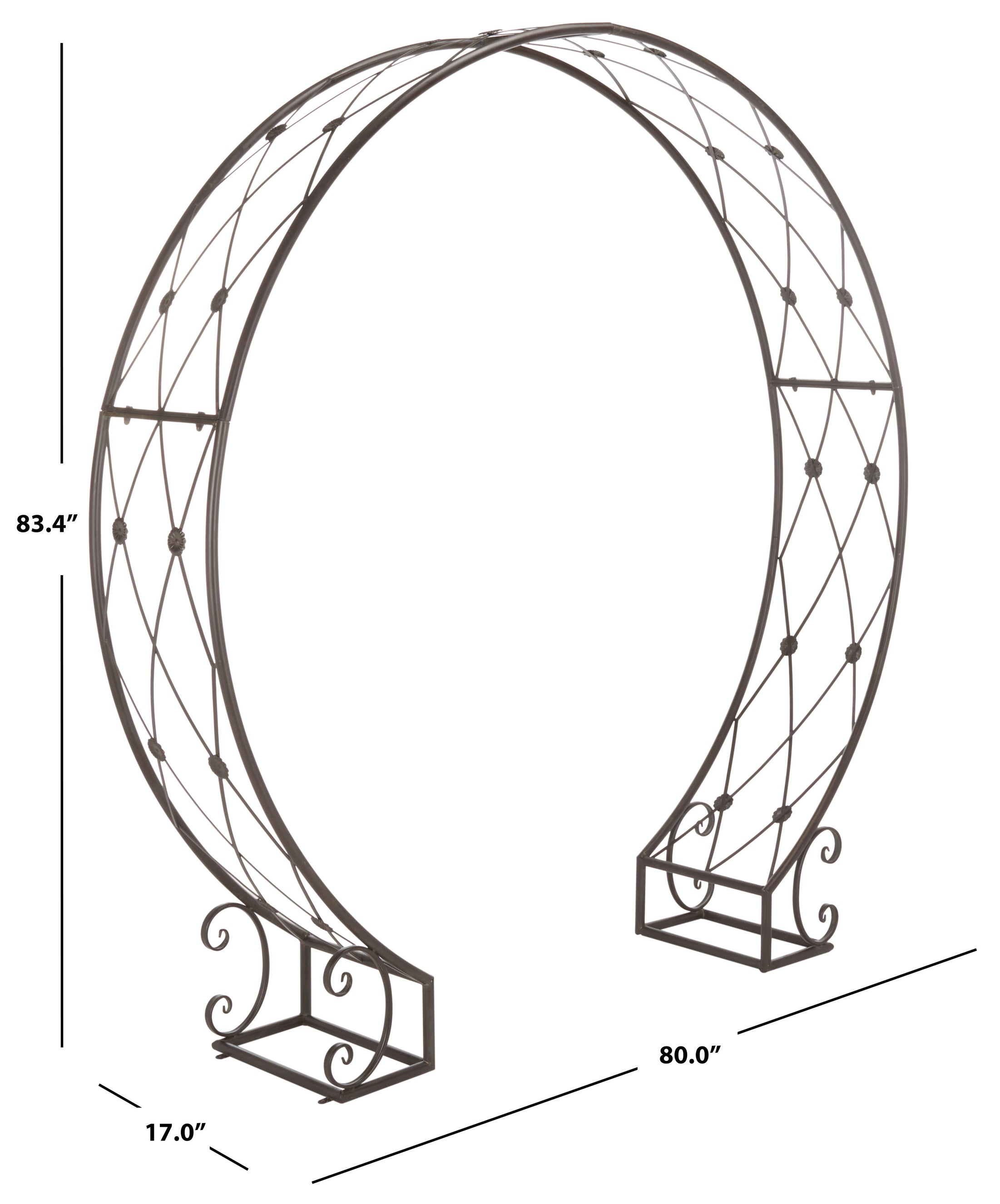 Safavieh Mizell Moon Gateway, PAT5036 - Rustic Brown