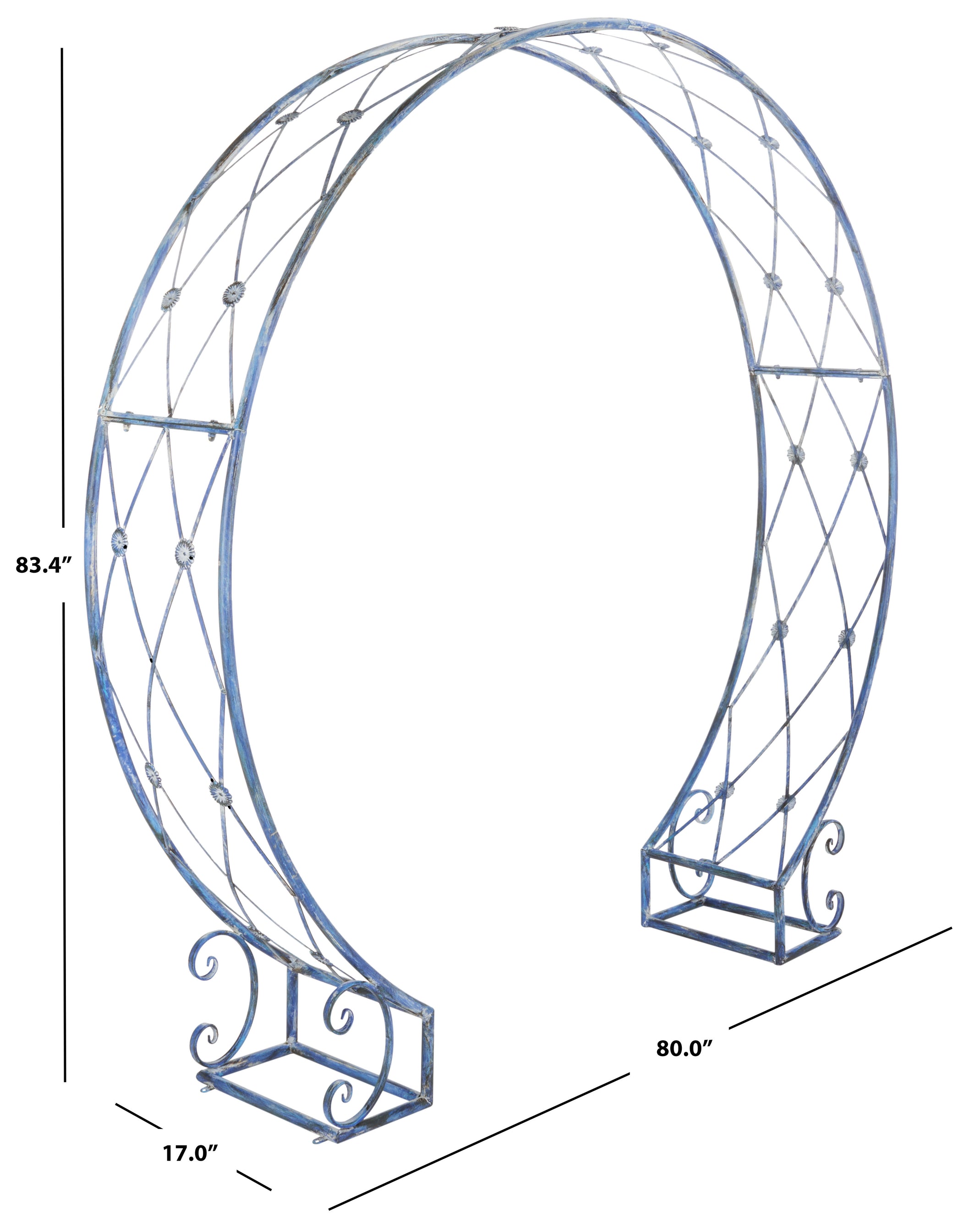 Safavieh Mizell Moon Gateway, PAT5036 - Mossy Blue