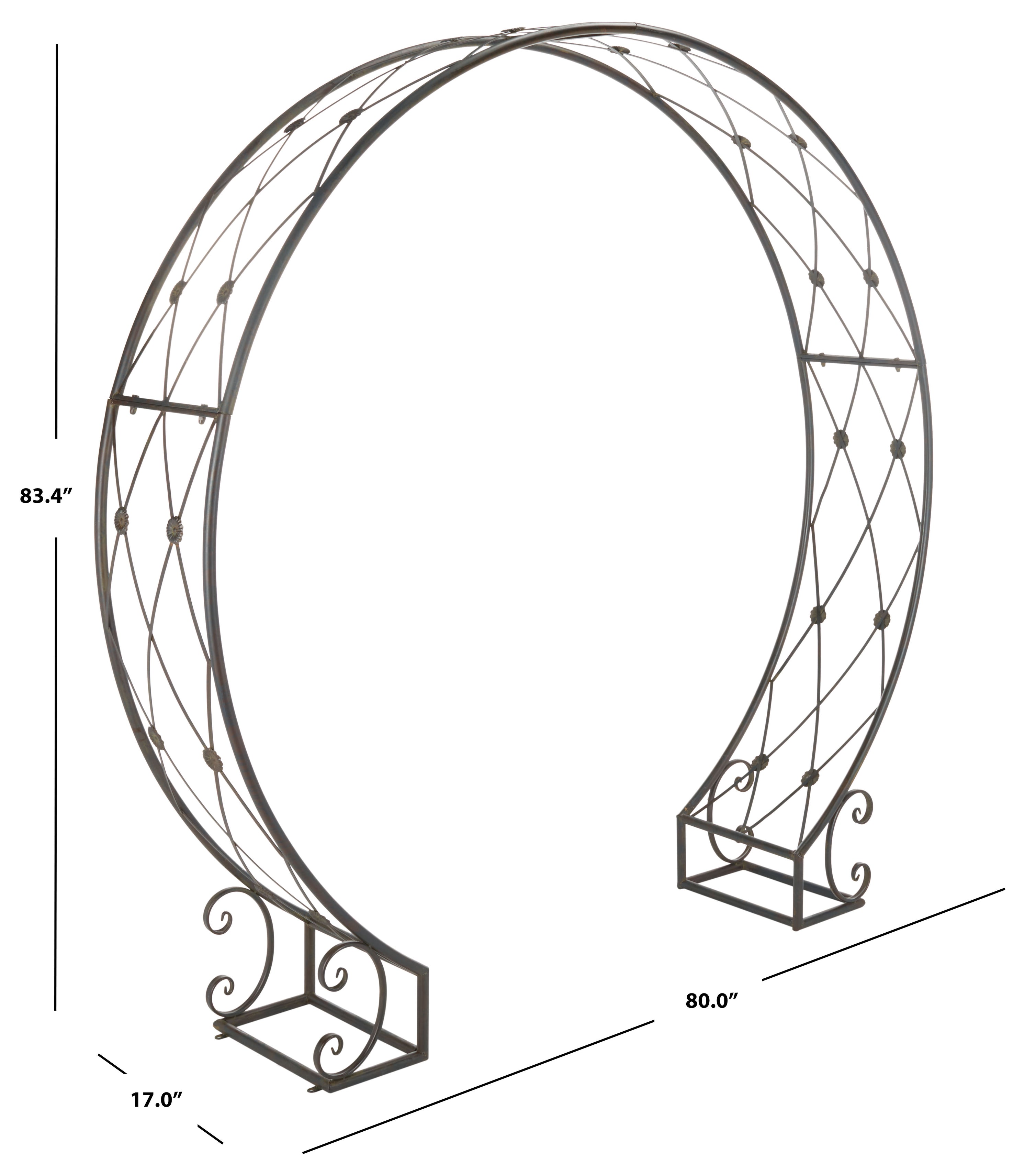 Safavieh Mizell Moon Gateway, PAT5036 - Antique Black