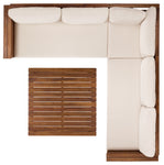 TEAK BROWN / CREAM