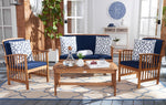 NATURAL / NAVY / BLUE & WHITE MOSAIC PILLOWS