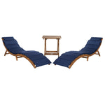 Safavieh Pacifica 3 Piece Lounge Set , PAT7020 - Natural / Navy