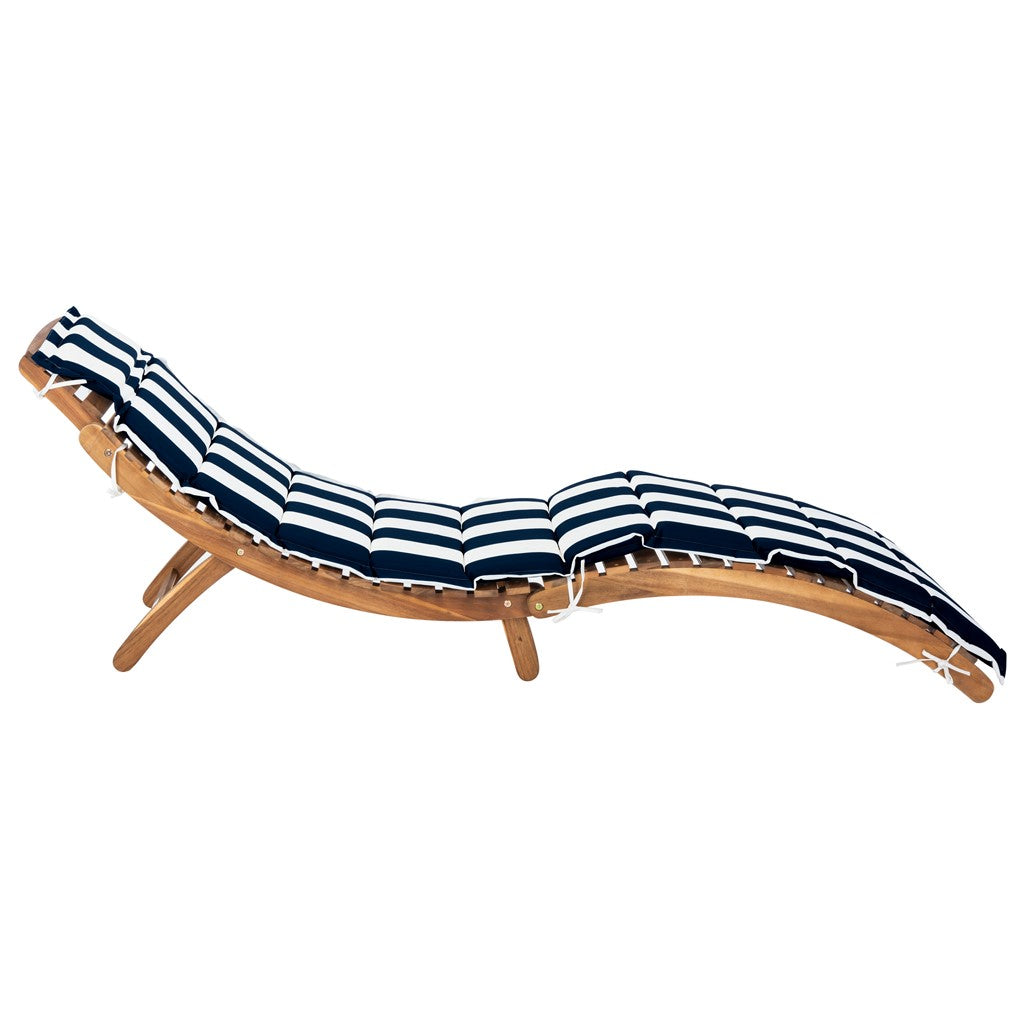 Safavieh Pacifica 3 Piece Lounge Set , PAT7020 - Natural / Navy Stripe