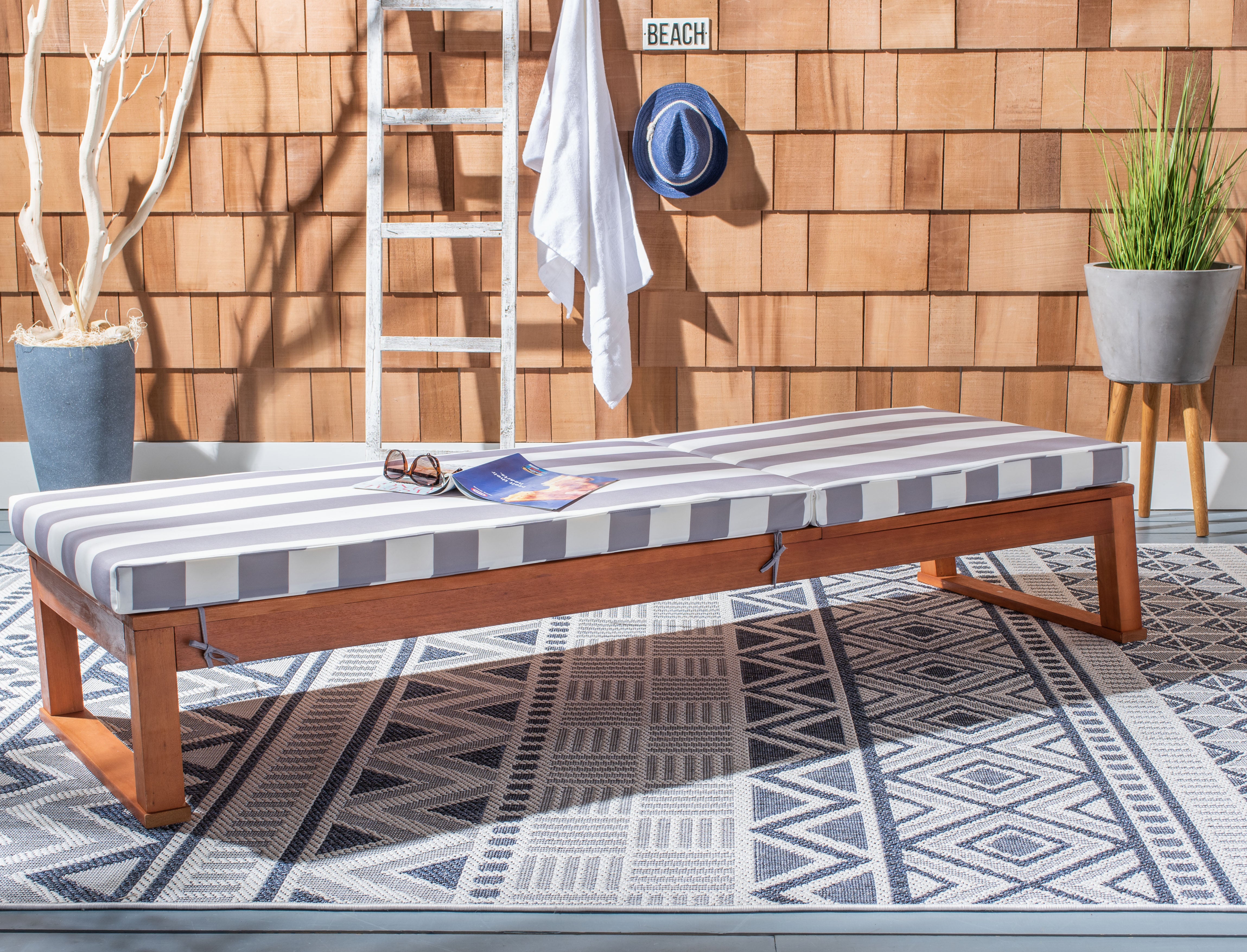 Natural / Grey Stripe