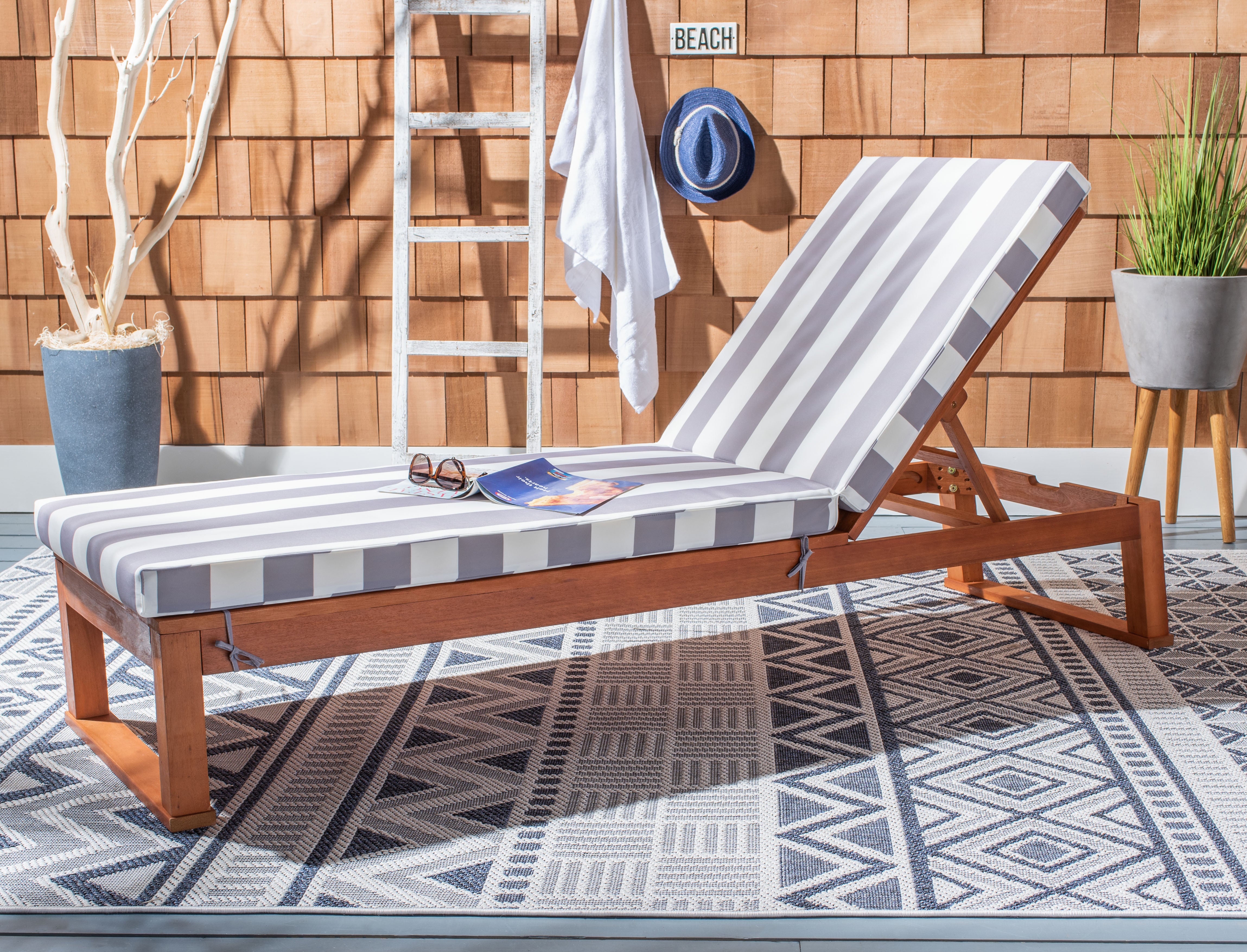 Natural / Grey Stripe