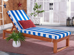 Natural / Royal Blue Striped