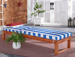 Natural / Royal Blue Striped