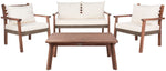 Safavieh Reid 4 Pc Living Set, PAT7051 - Natural / Beige