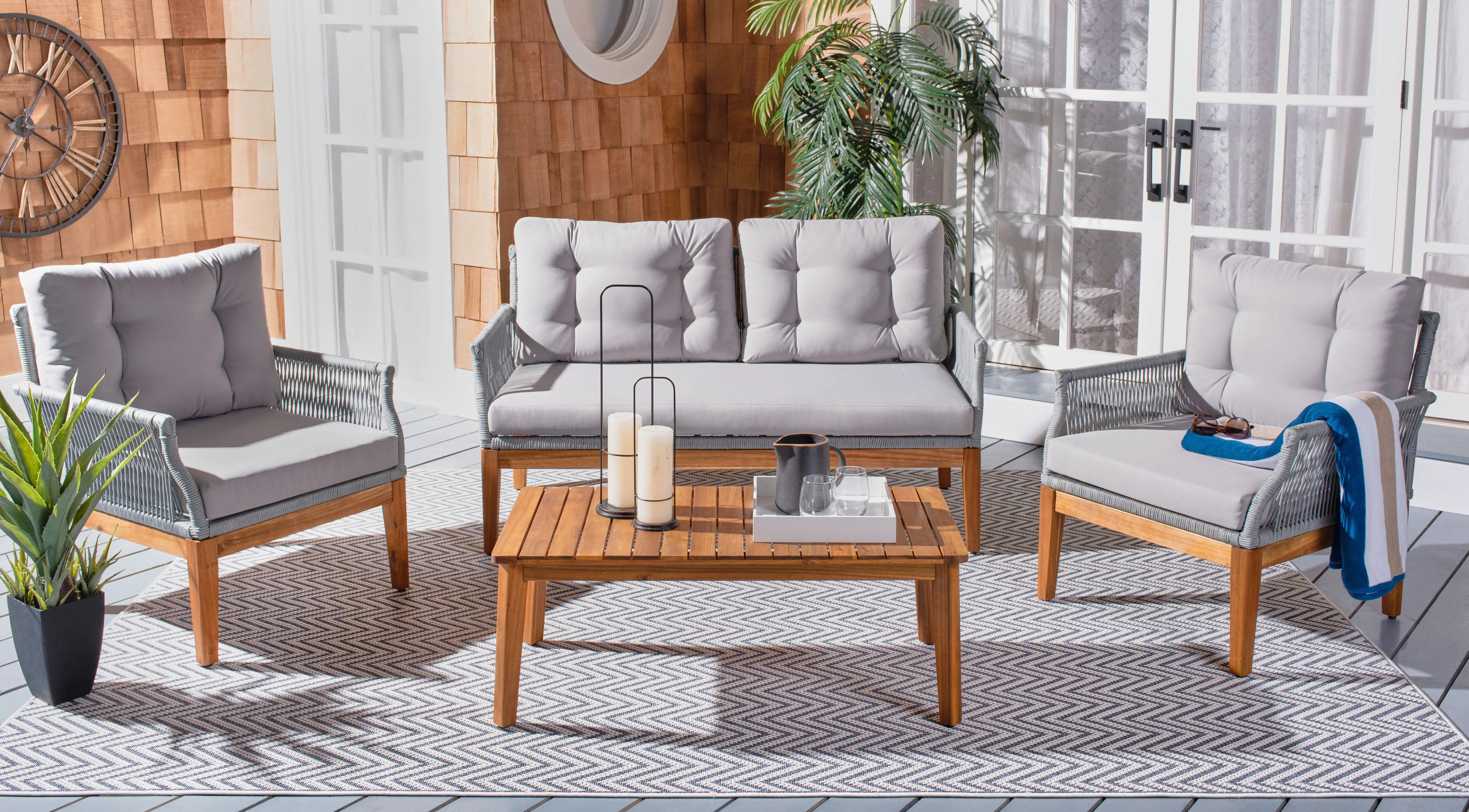 Safavieh Winslo 4Pc Living Set , PAT7075