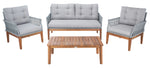 Safavieh Winslo 4Pc Living Set , PAT7075