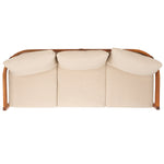 Safavieh Theo 3 Seater Sofa, PAT7092 - Natural / Taupe