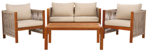 Safavieh Roya 4 PC Living Set, PAT7095