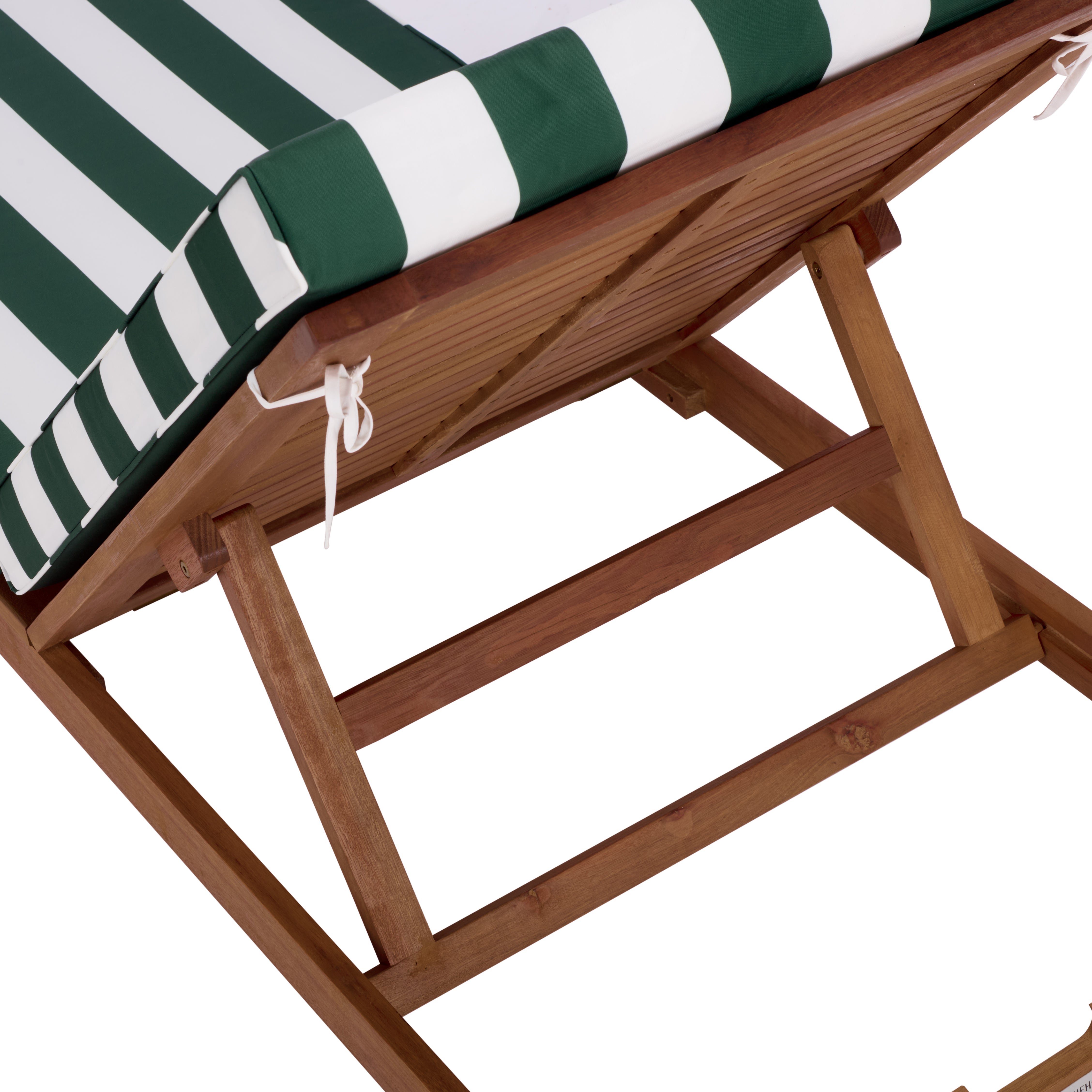 NATURAL / HUNTER GREEN STRIPE