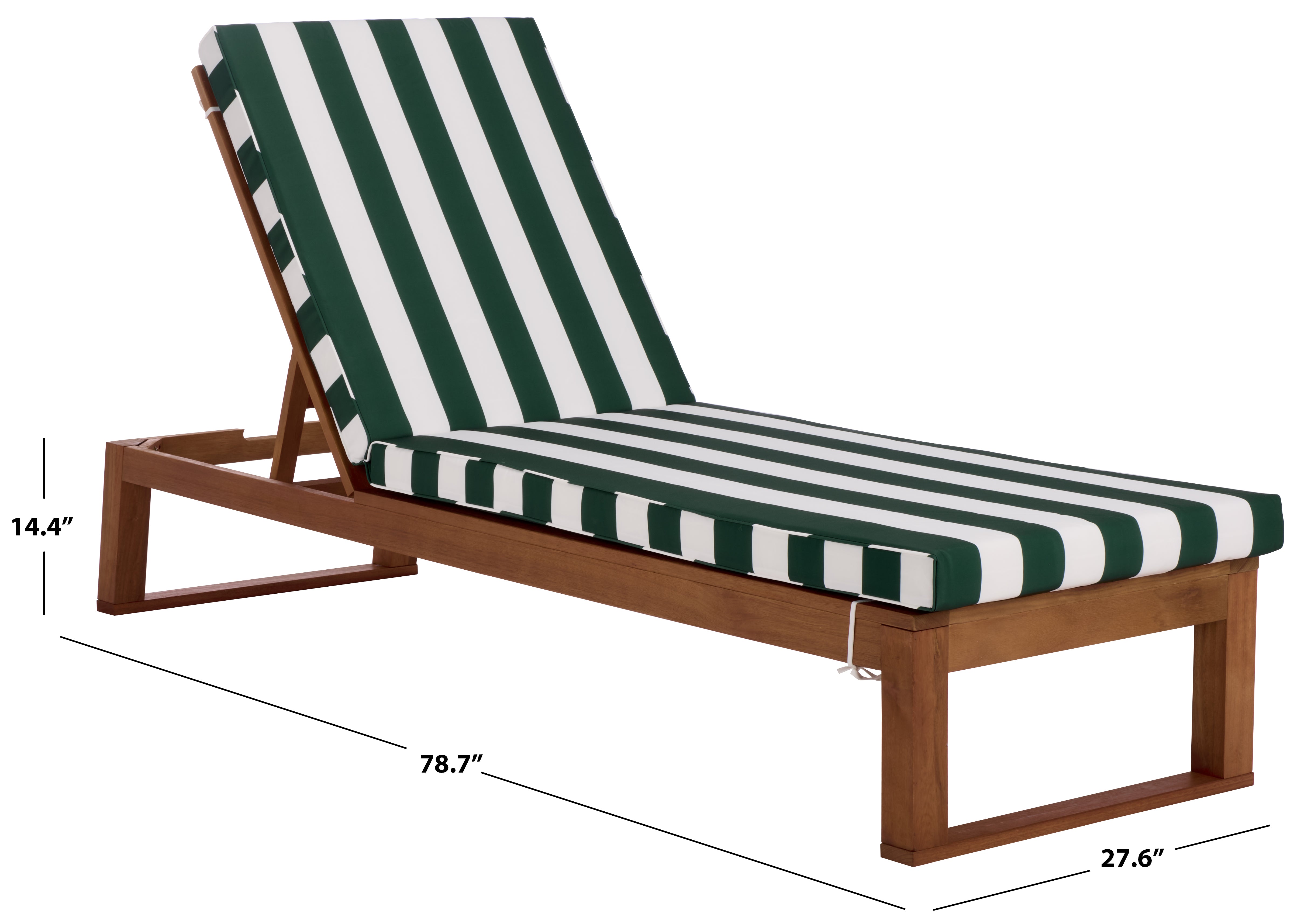 NATURAL / HUNTER GREEN STRIPE