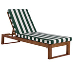 NATURAL / HUNTER GREEN STRIPE