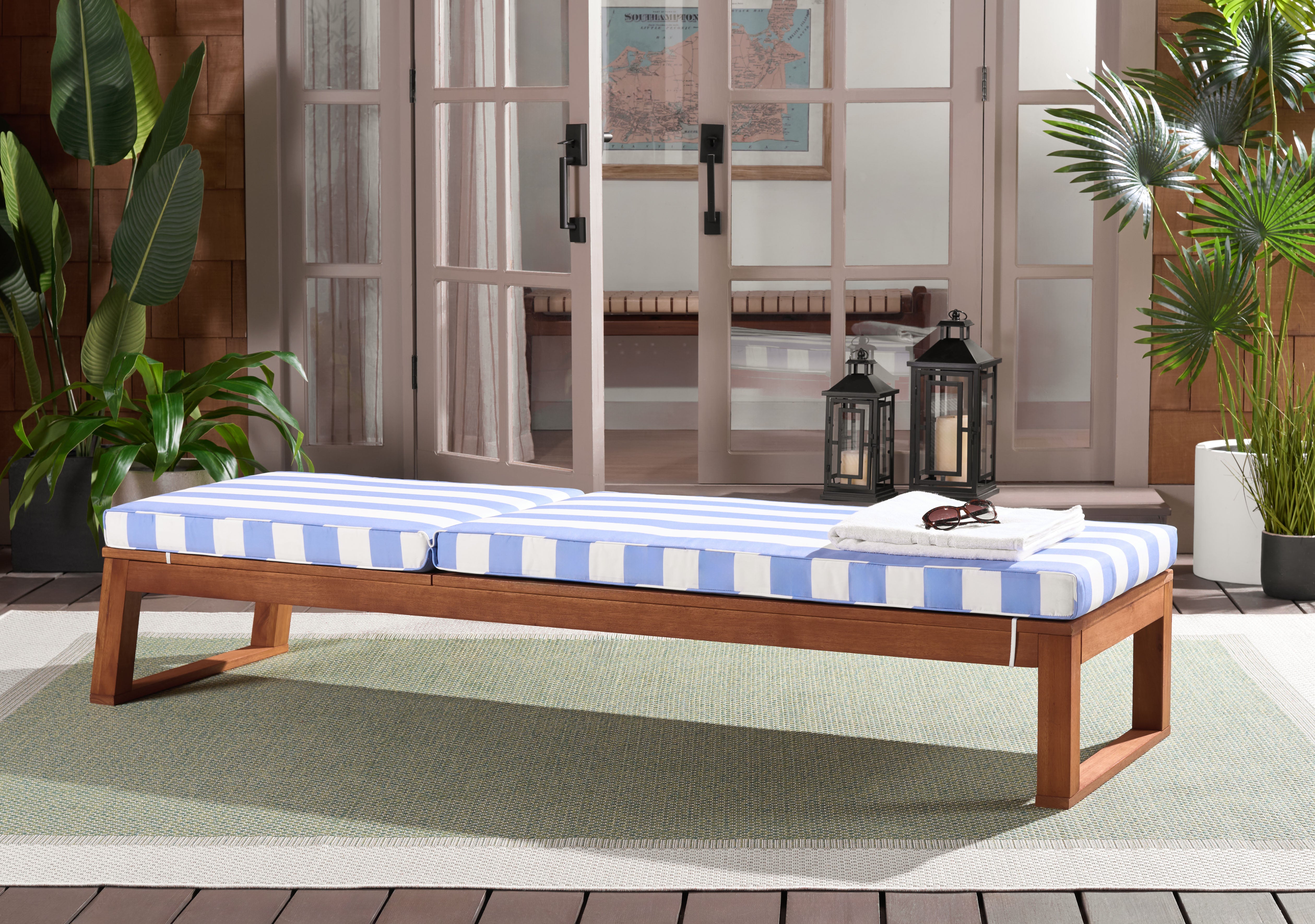 NATURAL / BABY BLUE STRIPE