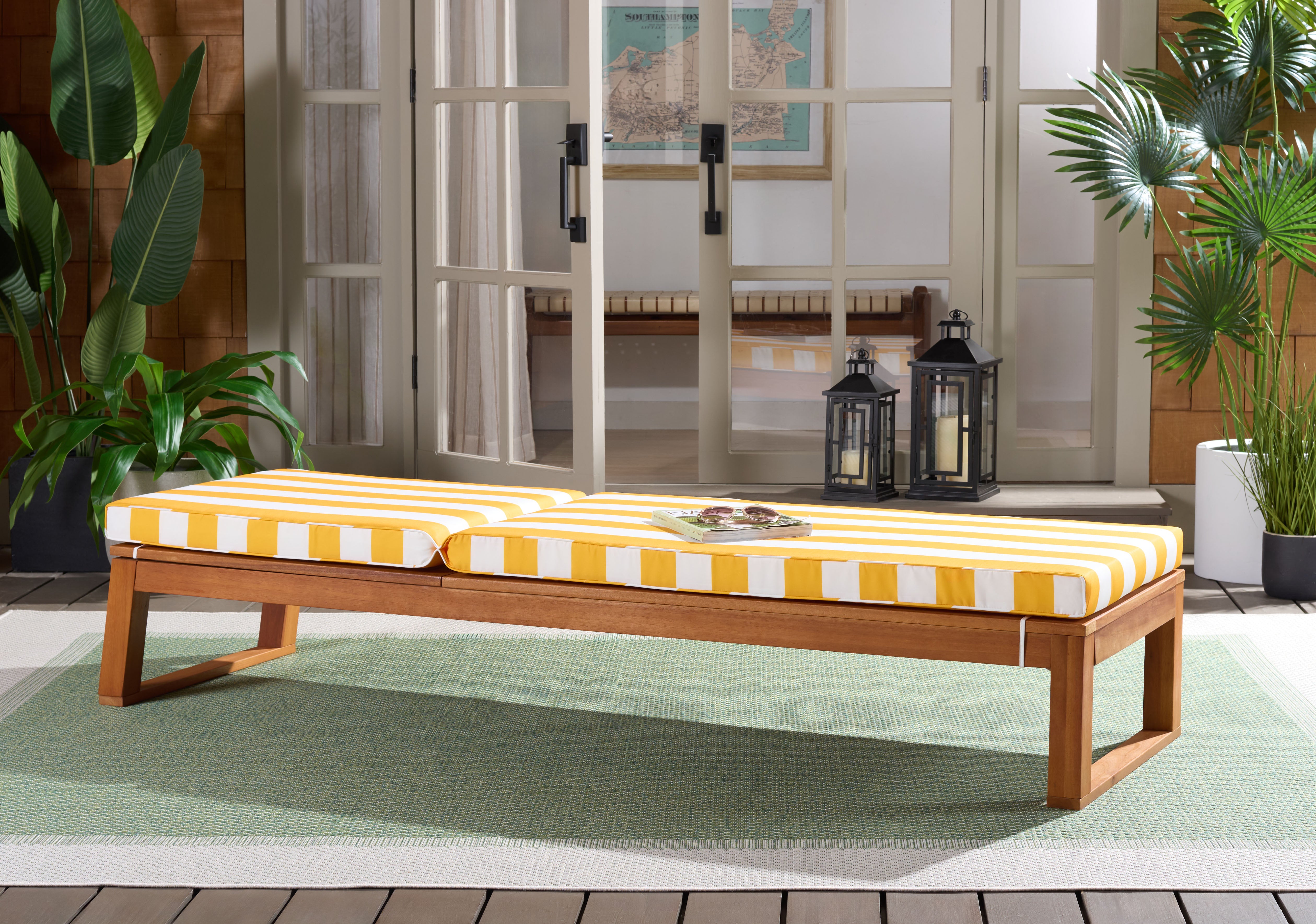 NATURAL / YELLOW STRIPE