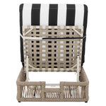 HEATHER TAN / BLACK STRIPED