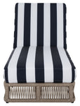 HEATHER TAN / NAVY STRIPED