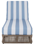 HEATHER TAN / BABY BLUE STRIPE