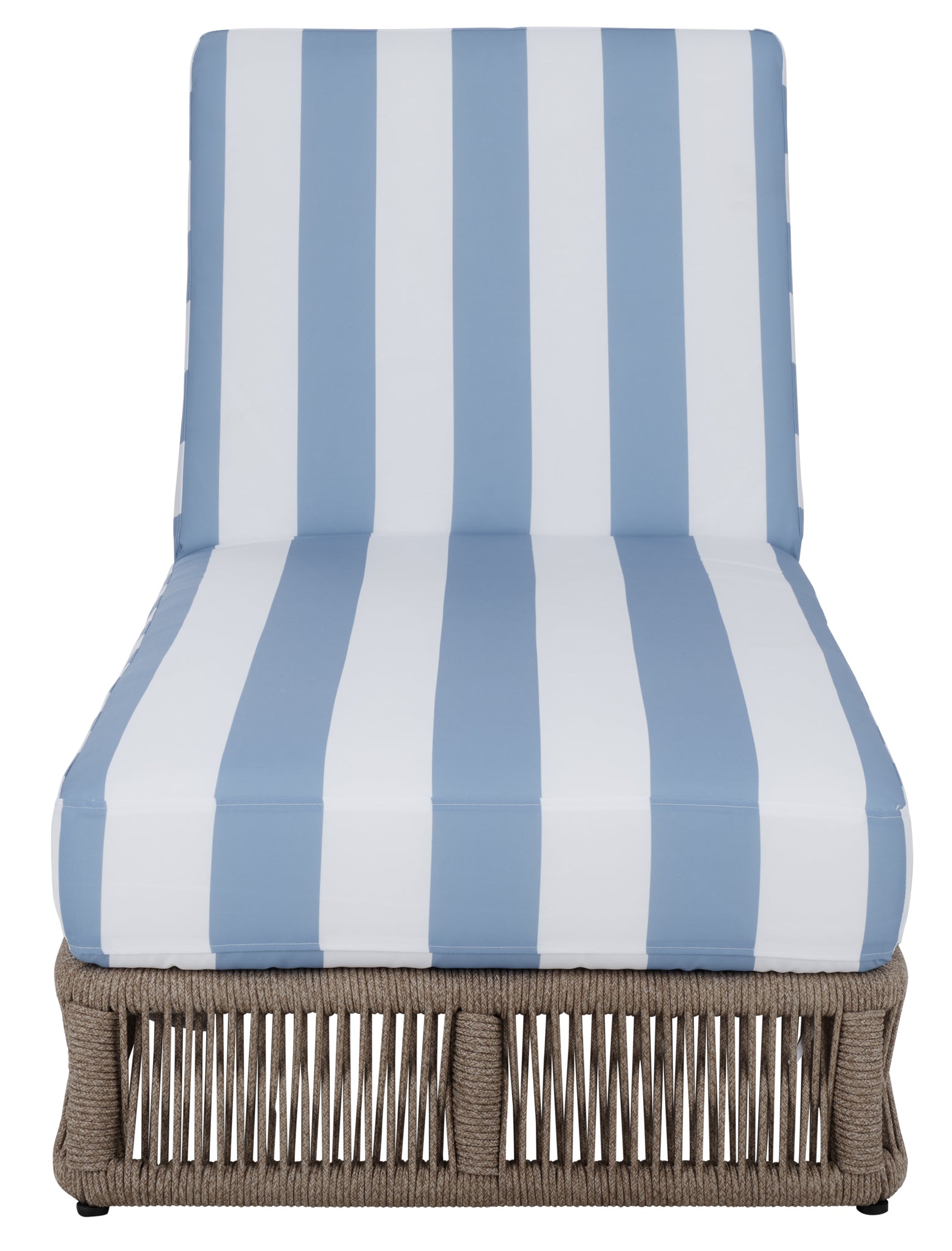 HEATHER TAN / BABY BLUE STRIPE