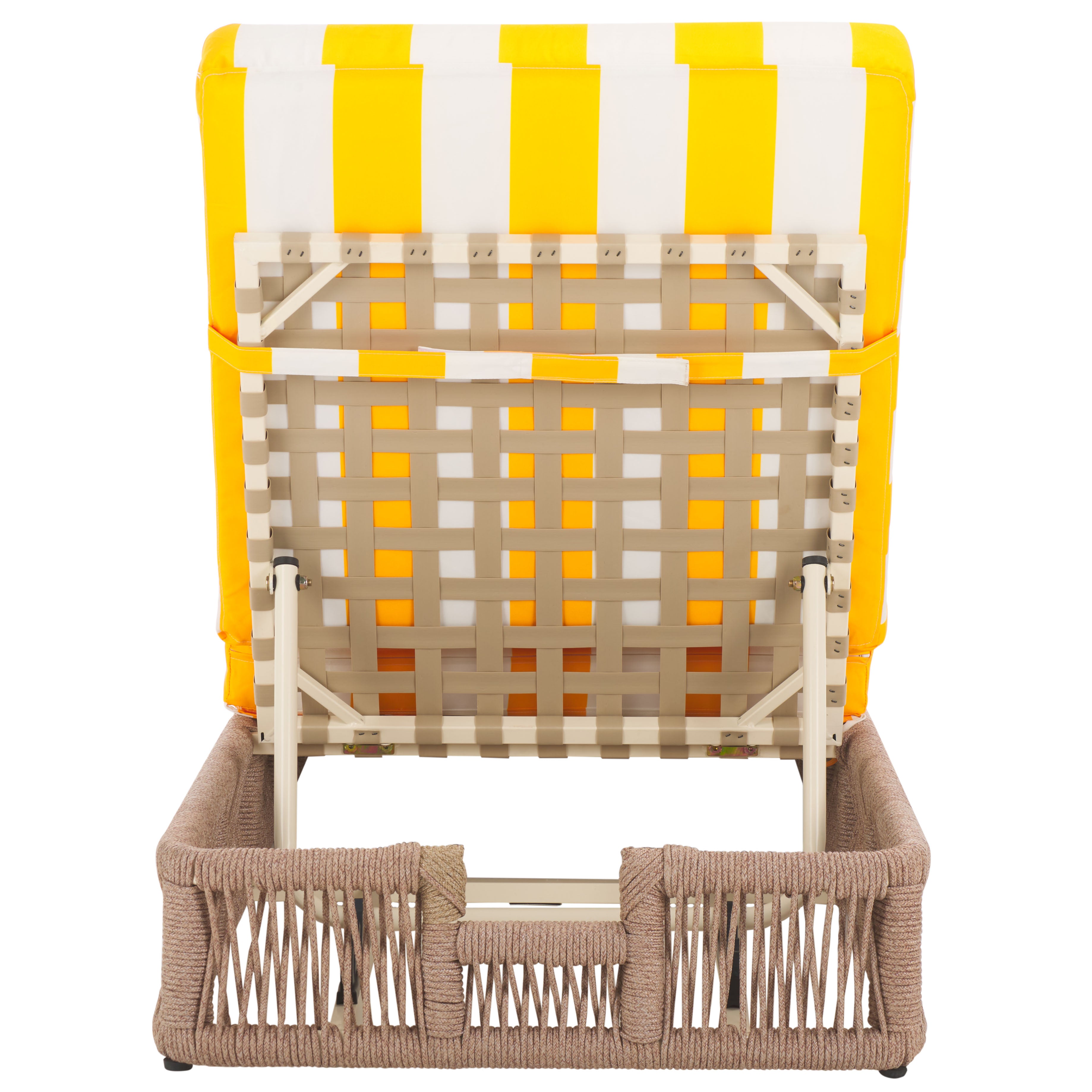 HEATHER TAN / YELLOW STRIPE