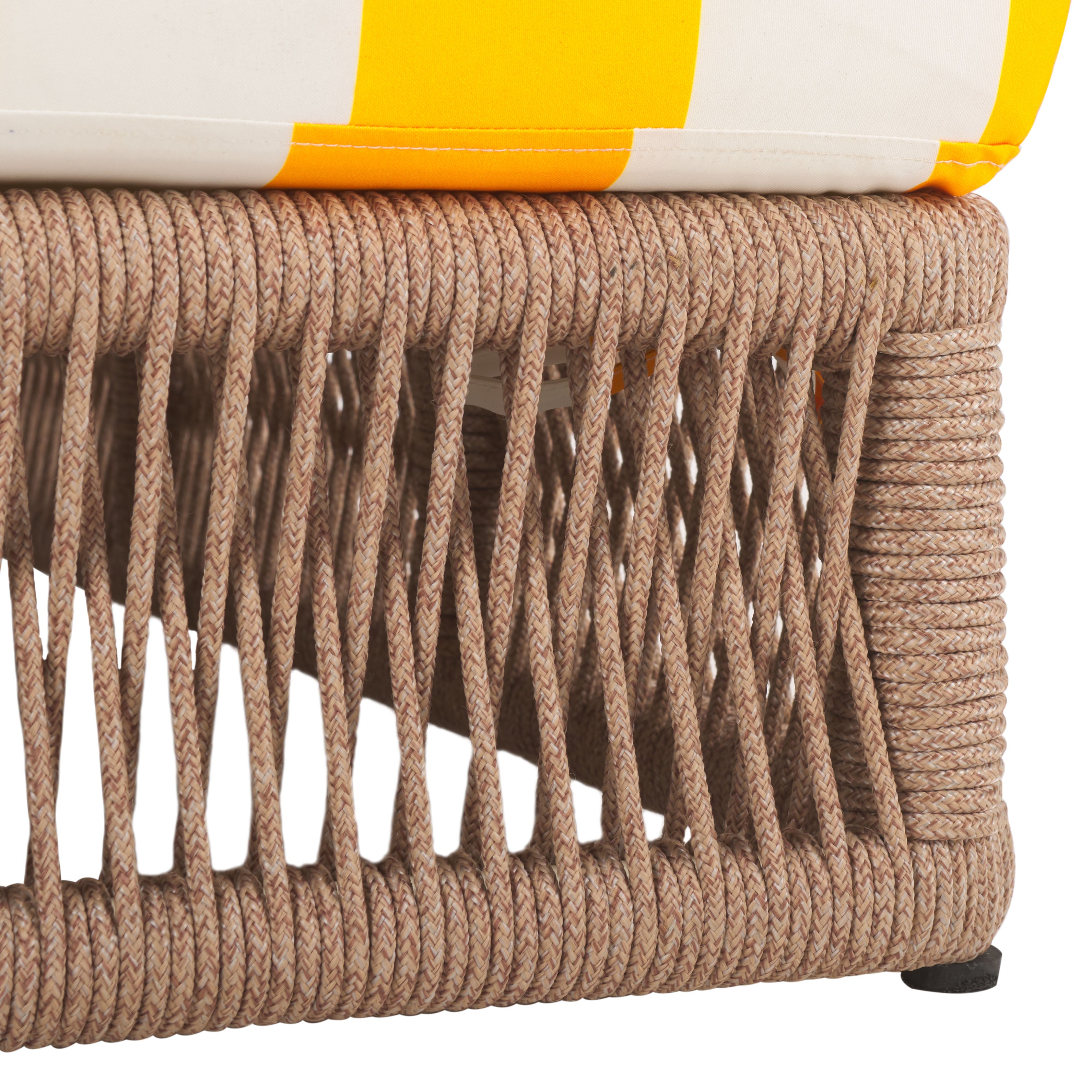 HEATHER TAN / YELLOW STRIPE