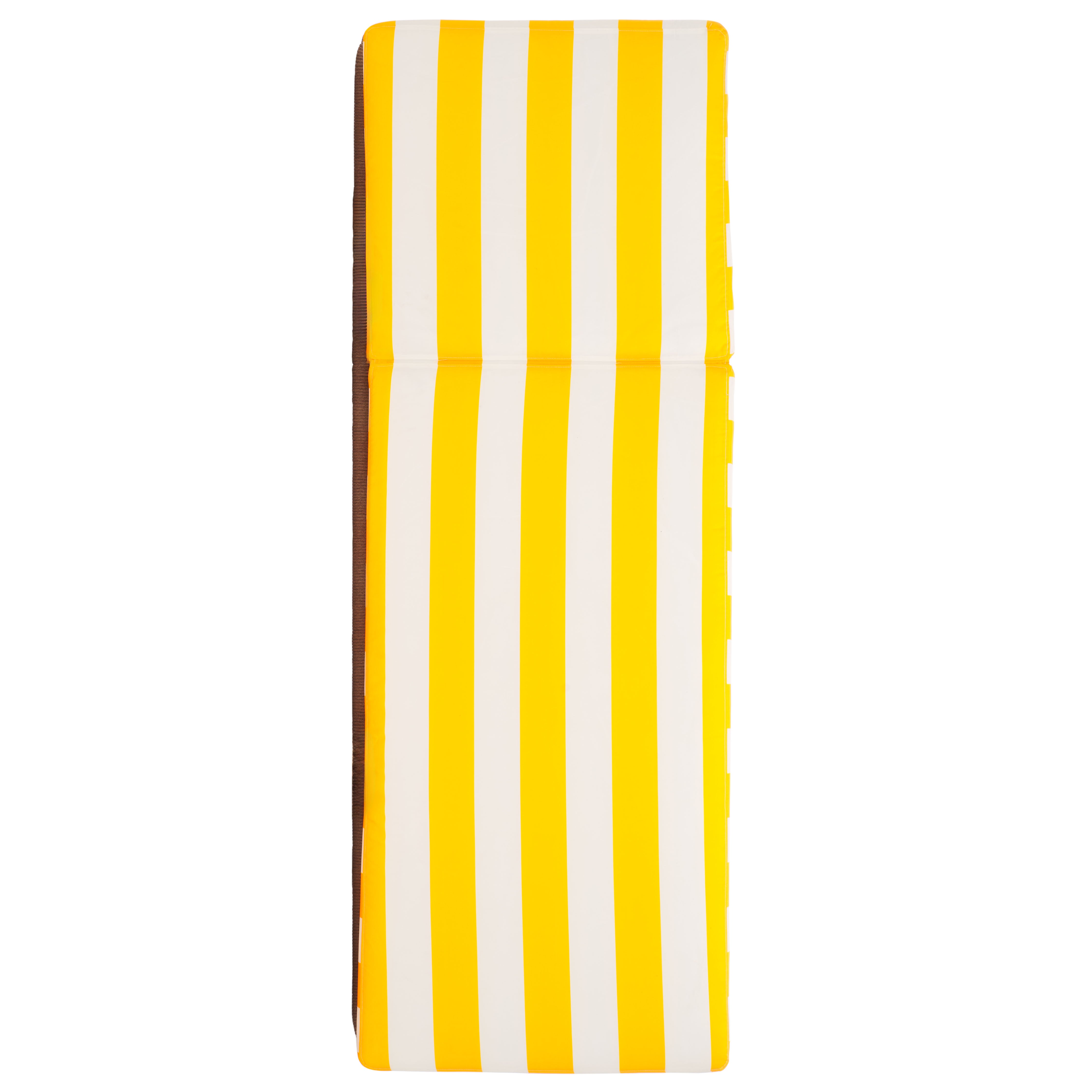 HEATHER TAN / YELLOW STRIPE