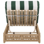 TAN / HUNTER GREEN STRIPE
