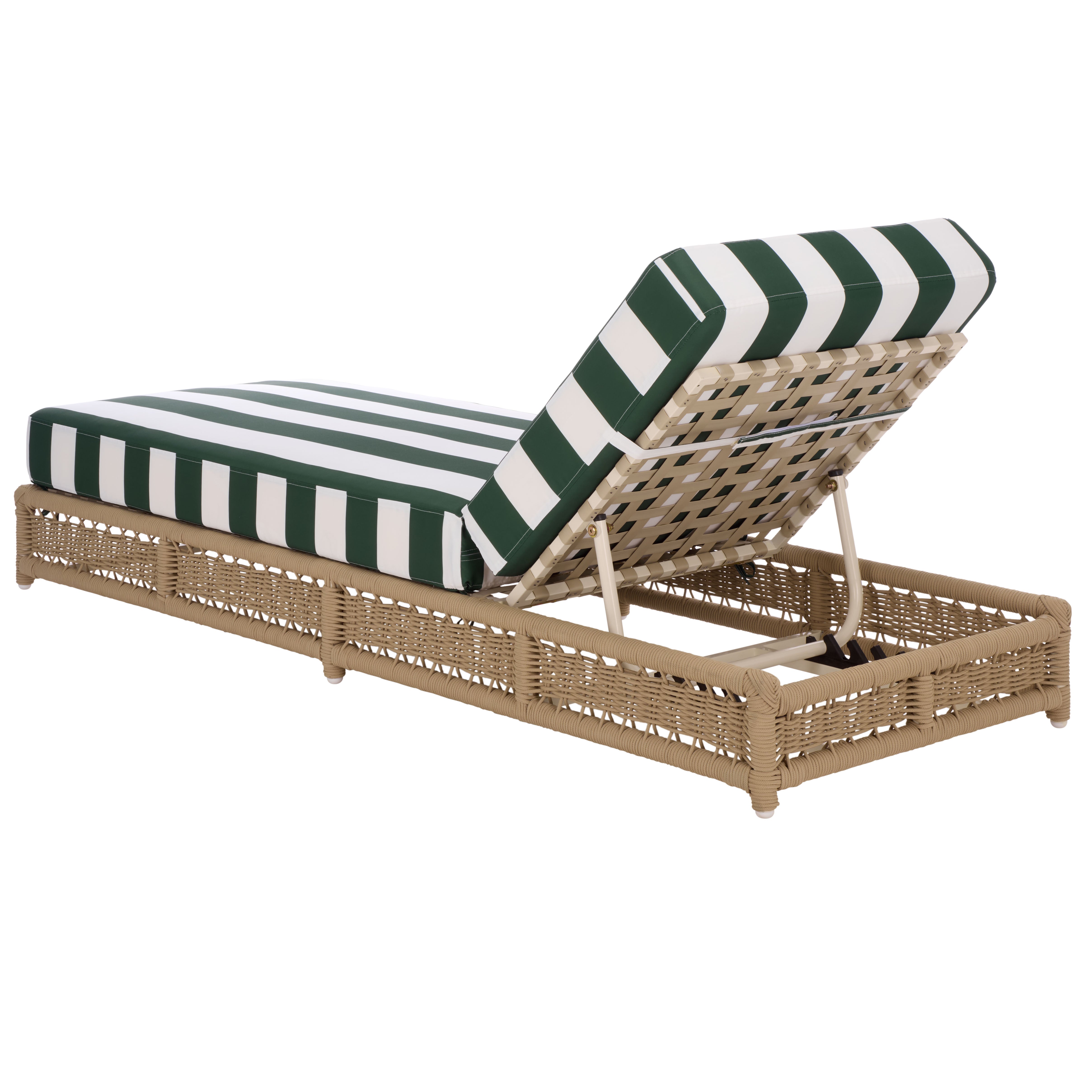 TAN / HUNTER GREEN STRIPE