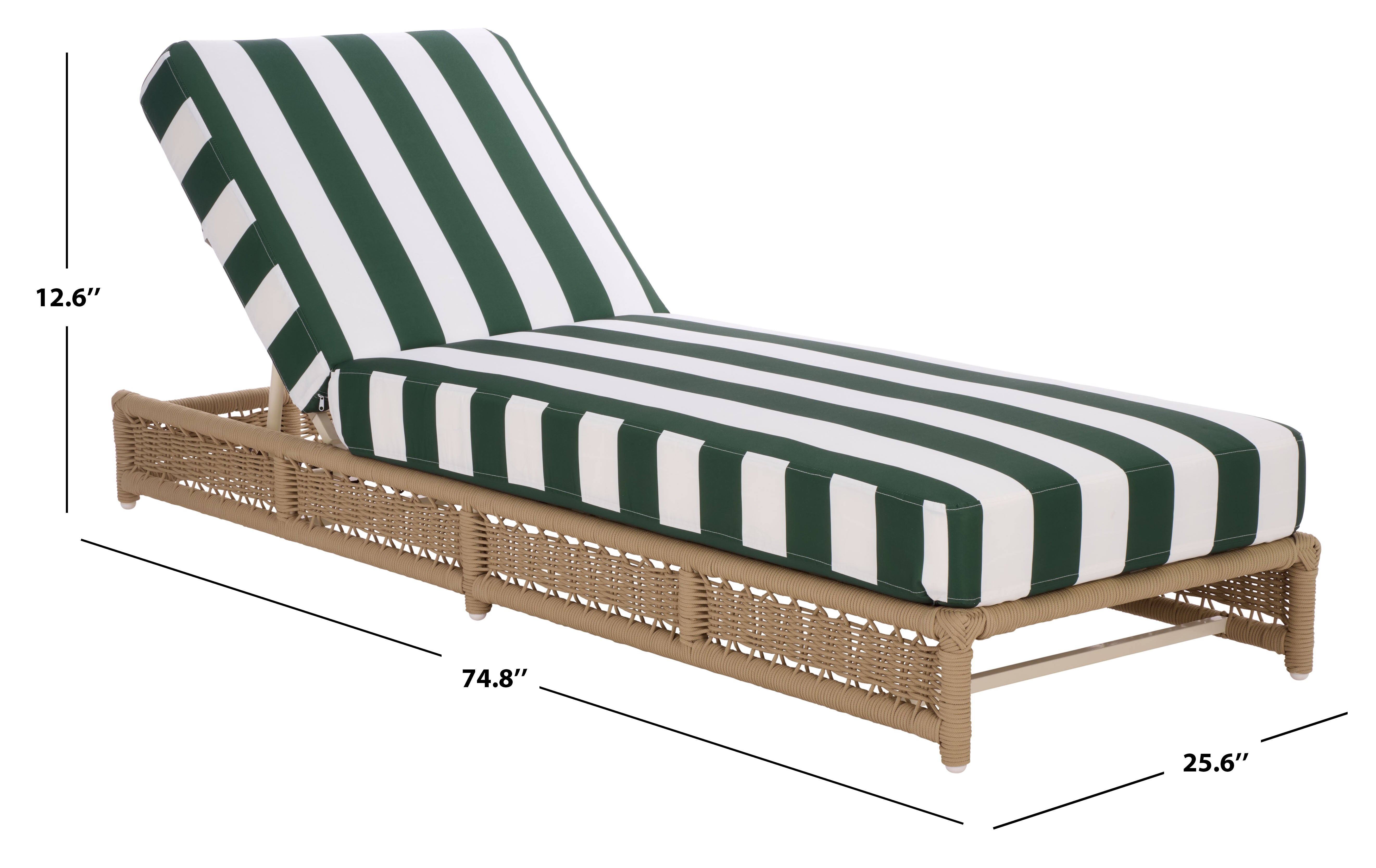 TAN / HUNTER GREEN STRIPE