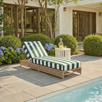 TAN / HUNTER GREEN STRIPE