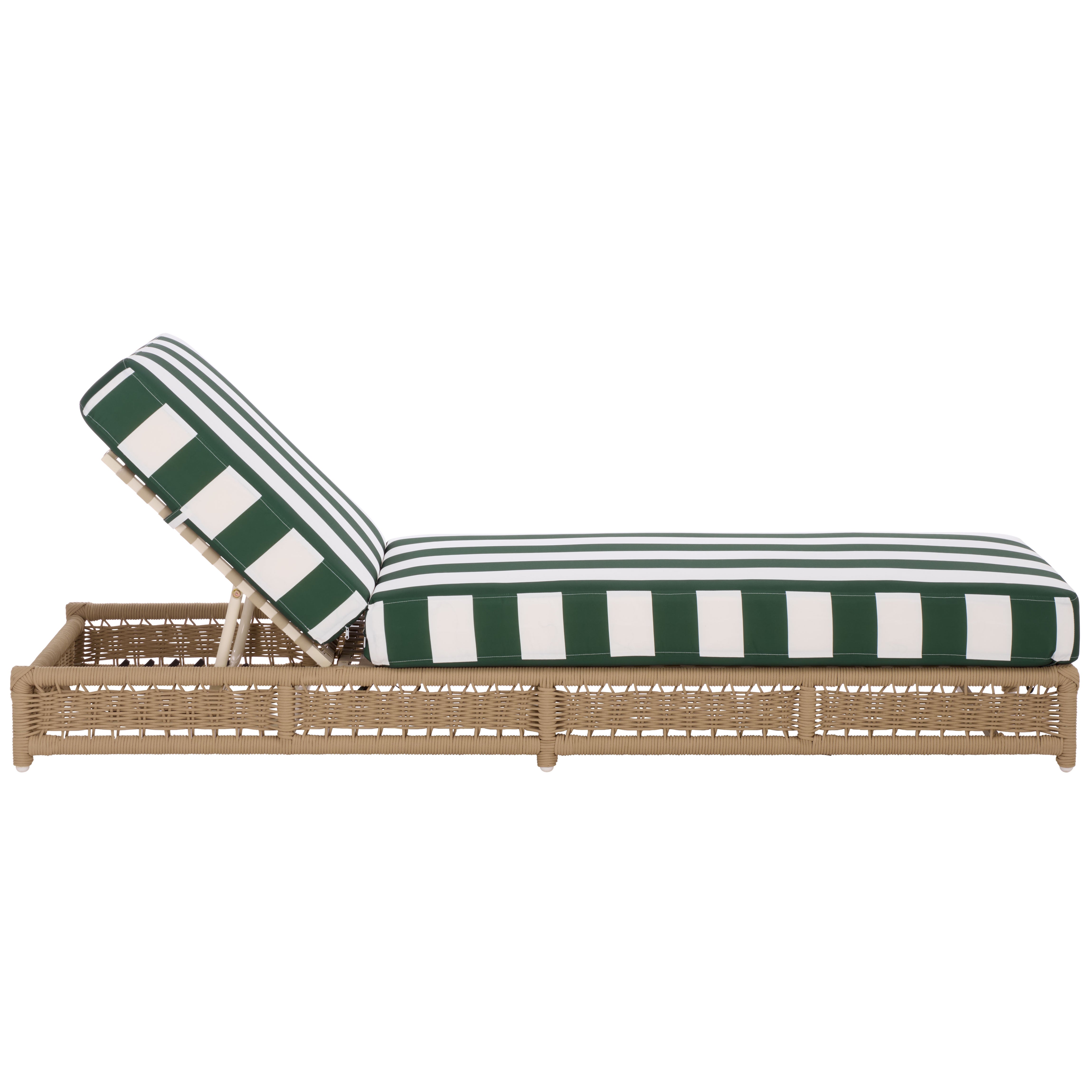 TAN / HUNTER GREEN STRIPE